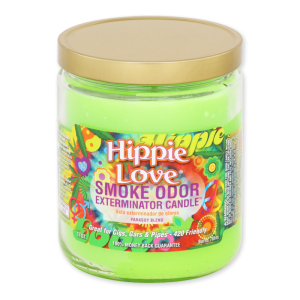 Candle Jar Hippie Love